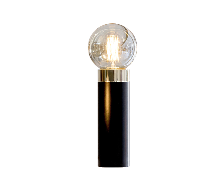 Køb Pipe Lamp – Bordlampe Sort inkl. Globepære