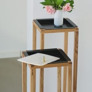 dot aarhus - wood up - tray black - dansk design