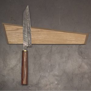 knivholder - knivskinne - heldal design - egetrae - koekken - mod venstre
