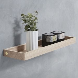 hylde - shelf - oak - andersen furniture - dansk design - koekken - bathroom