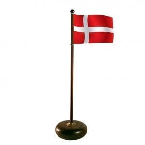 Denmark Flagpole Walnut - bordflag - aviendo - modernhouse