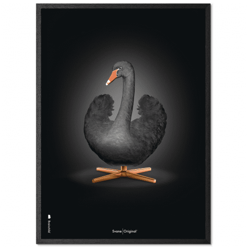 Brainchild - plakat med svanen - plakat i sort ramme - modernhousedk