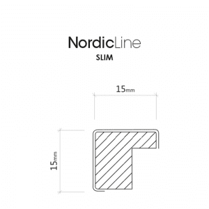 Nordic line slim - incado - plakatrammer - ramme - modernhousedk