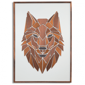 Ulven - replant art - vaegkunst - ulven - illustrationer - vaegdekorationer - modernhousedk
