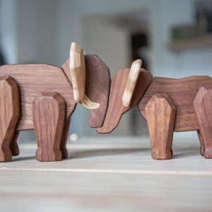 Mor elefant - far elefant - tilbud fabelwood - gaveide