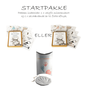 startpakke - babypakke - milestenskort - mouse and pen - modernhouse