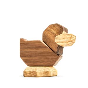 Den lille aelling - dansk design - trelegetoej - fablewood - daabsgaver i trae