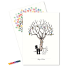 fingerprint - bryllupstrae - mouse and pen - fingeraftryks plakat bryllup - regnbuesfarver - A3-FP016.3 - modernhouse
