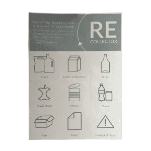 stickers til affaldsspande - recollector - affaldsstickers - affaldssortering