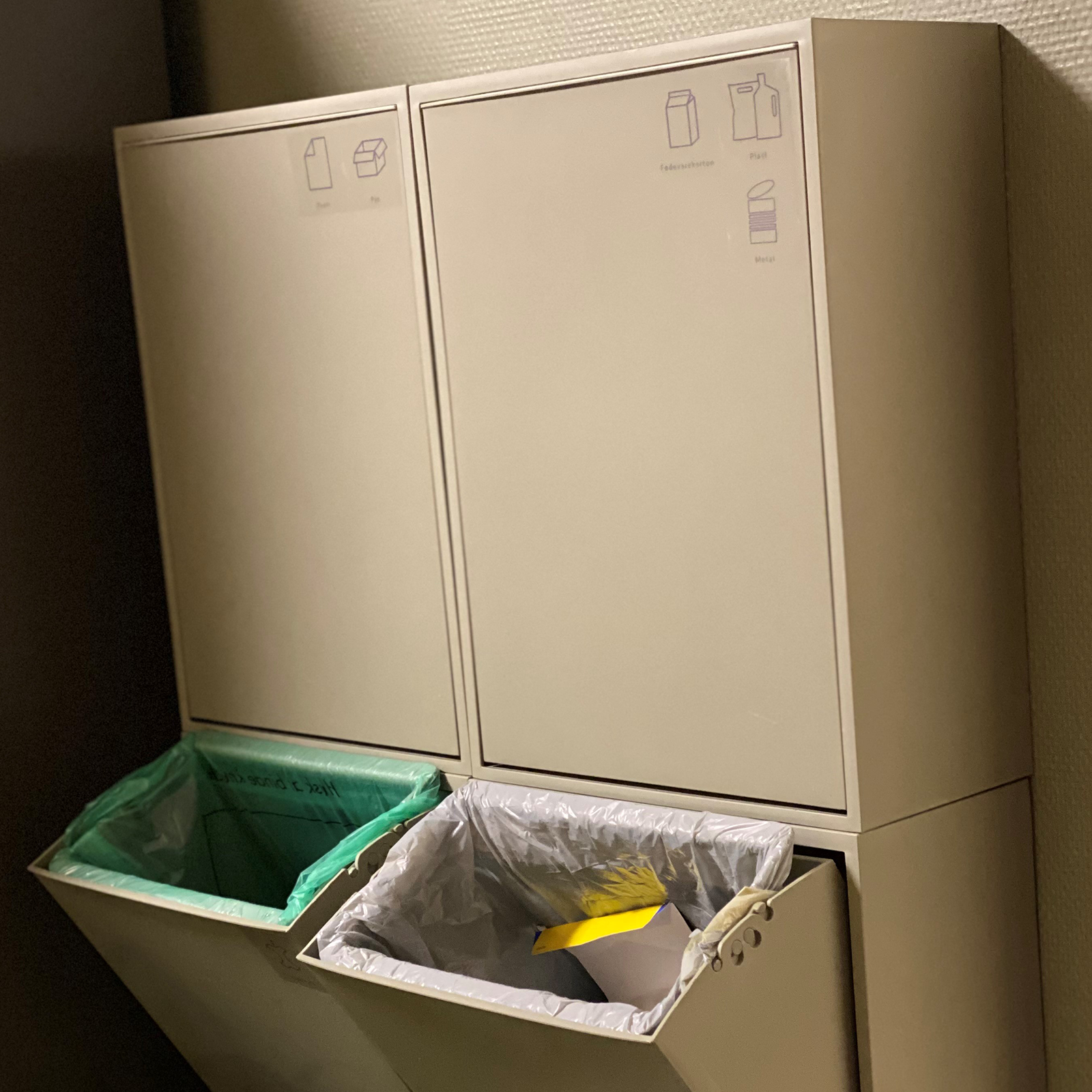 groen affaldssortering - recollector - affaldssortering i hjemmet - modernhouse