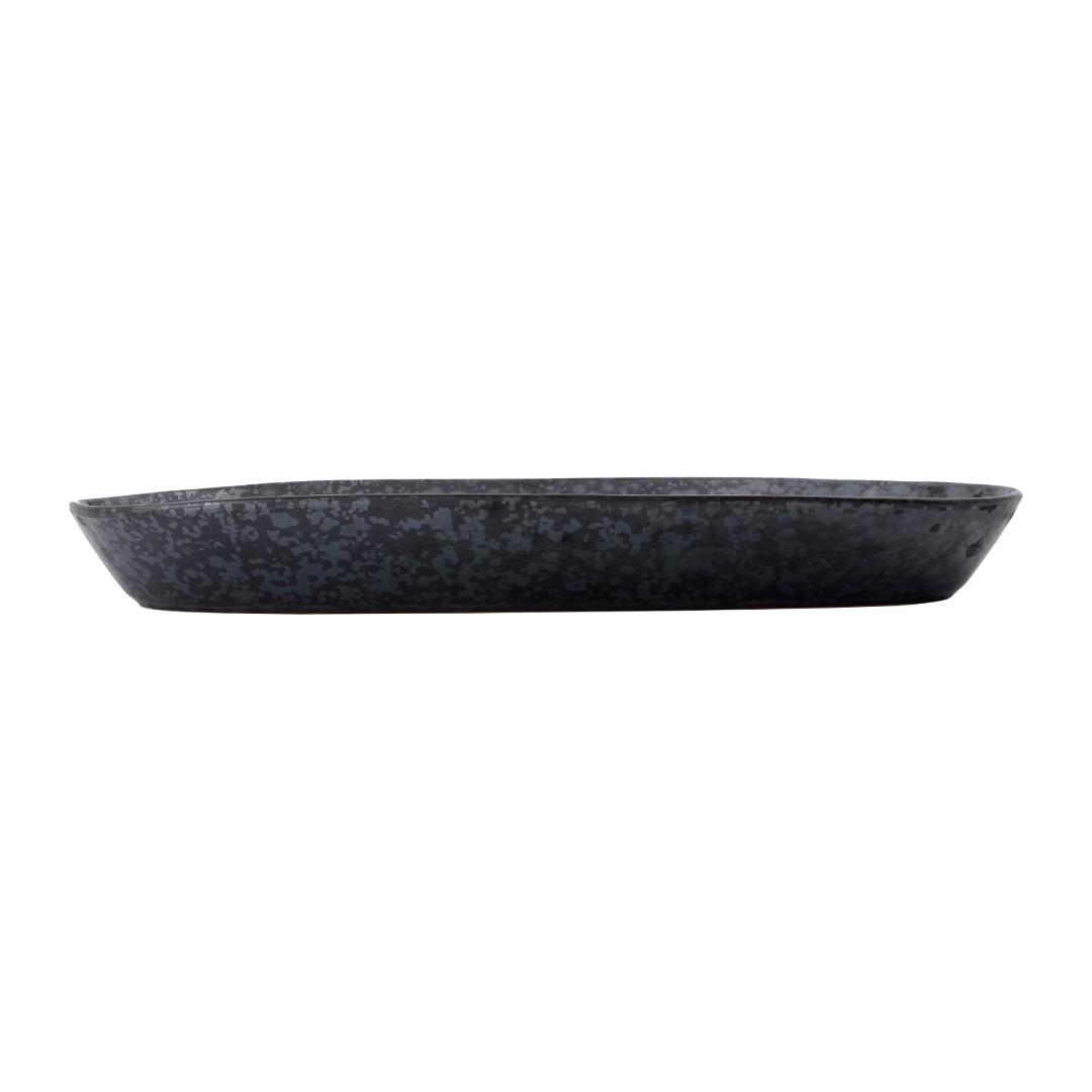 Serveringsfad, Pion, Sort/Brun B19 cm