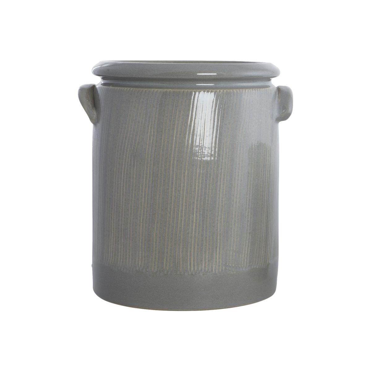 Urtepotte, Pottery M, lysegrå