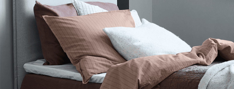 indretning af lille sovevaerelse - sengelinned - modernhouse