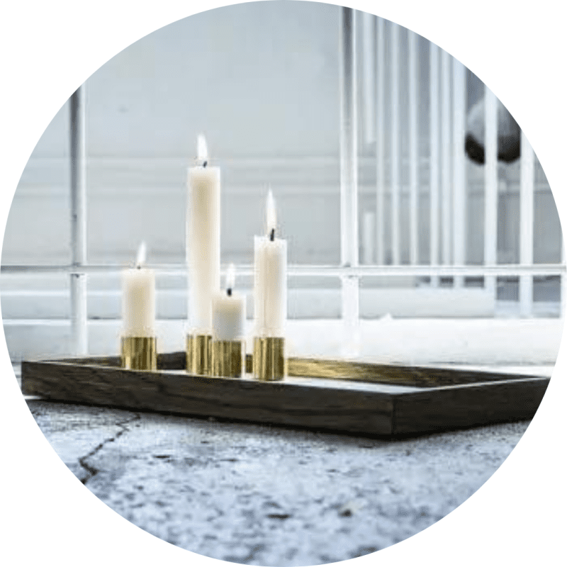 The Oak Men - Candle Tray de Luxe
