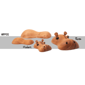 Hippos - flodheste - fablewood
