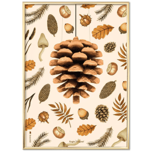 Plakat brainchild flora koglen sandfarvet - plakater - dansk design (3)