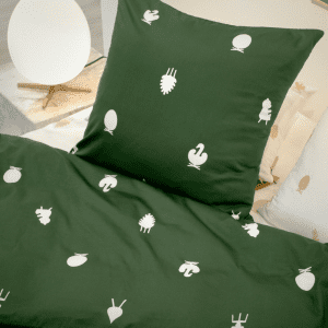 Brainchild sengetoej groen hvid - sengetoej - gaveide - sovevaerelse (3)